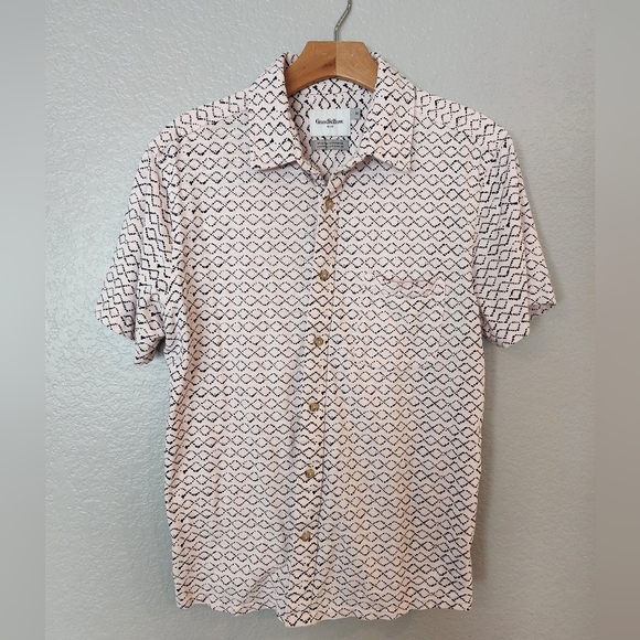 Goodfellow Button Up Short Sleeve Collared Shirt - Picture 2 of 9